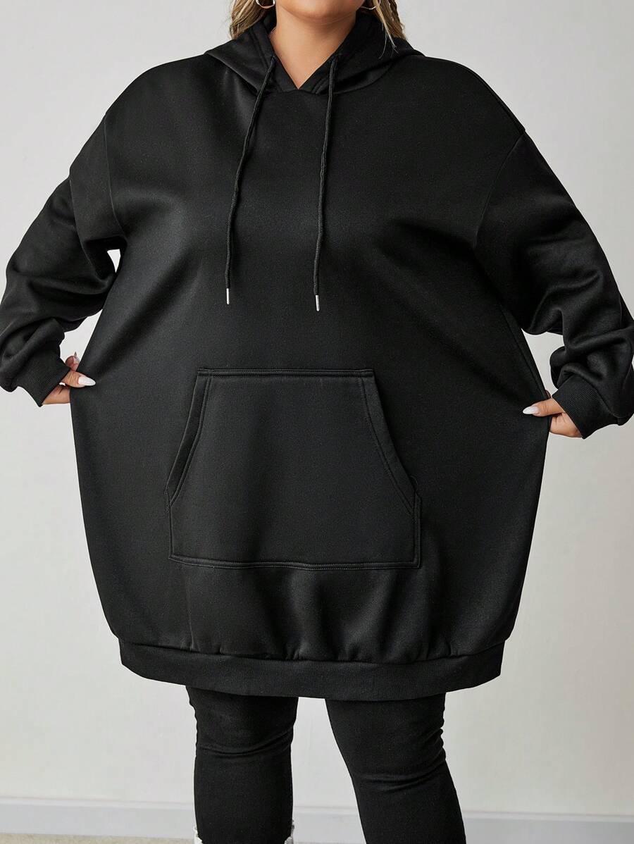 CZARNA BLUZA KAPTUR