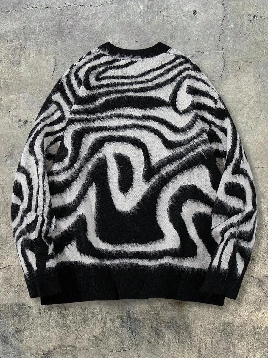 ROZPINANY SWETER WZÓR