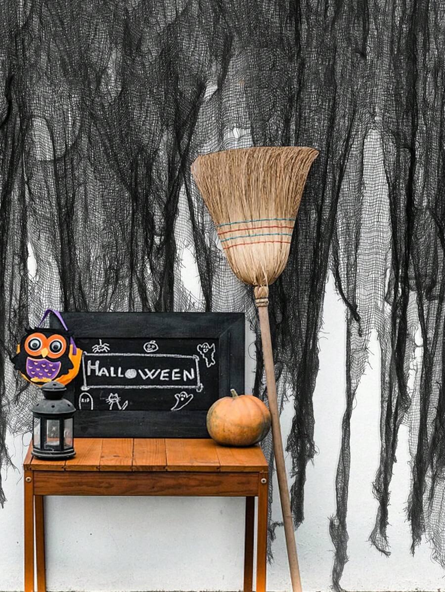 czarna dekoracja Halloween