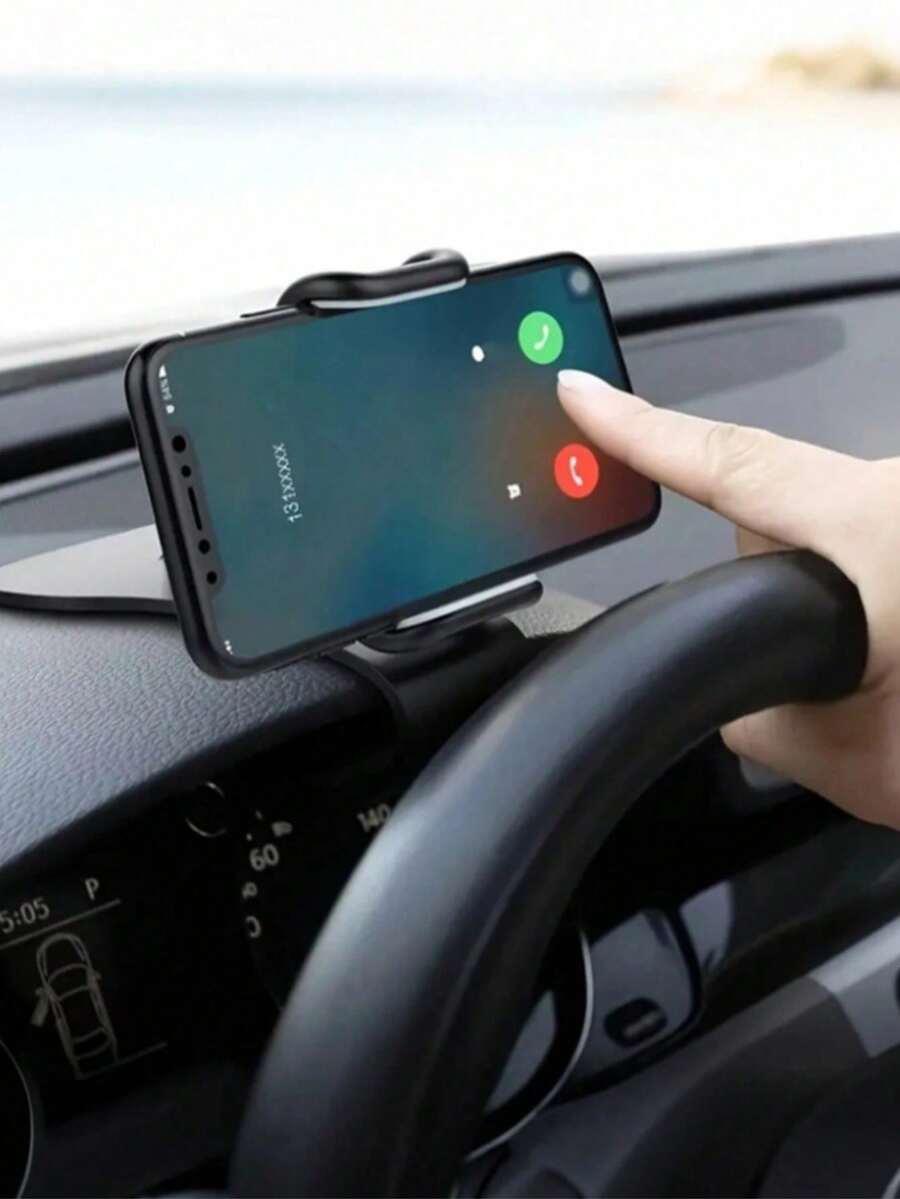 CZARNY UCHWYT SAMOCHODOWY NA TELEFON