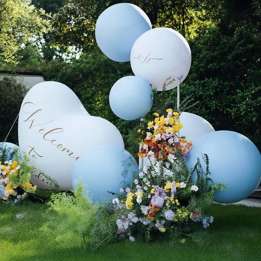 niebieski balon 4-pack