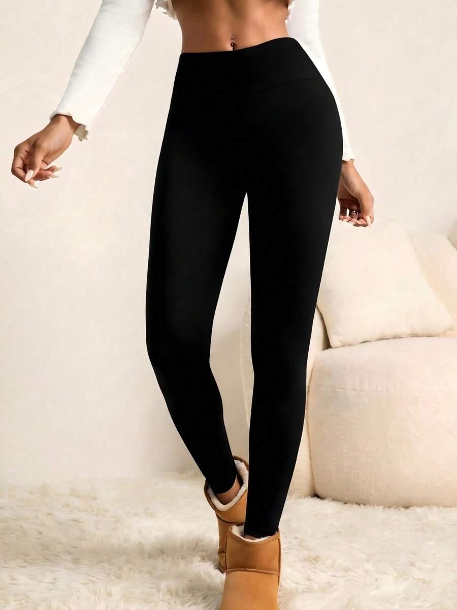 czarne legginsy wysoki stan