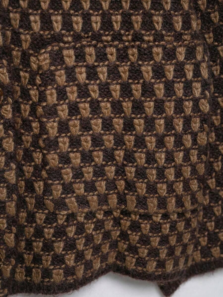 SWETER GUZIKI KIESZENIE