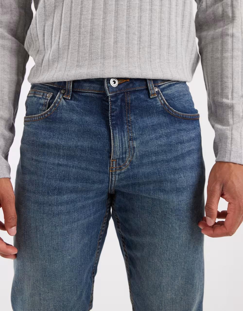 NIEBIESKIE SPODNIE JEANS