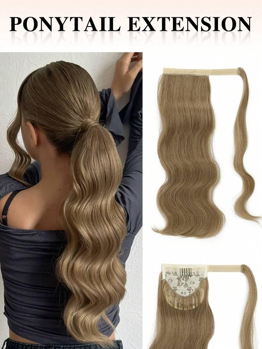 syntetyczne włosy ciemny blond