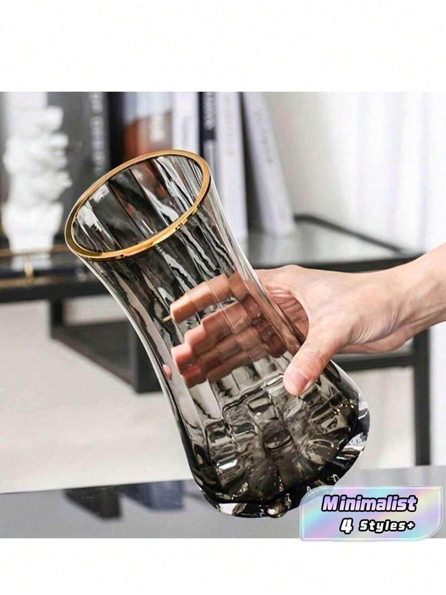szklany wazon zdobienie