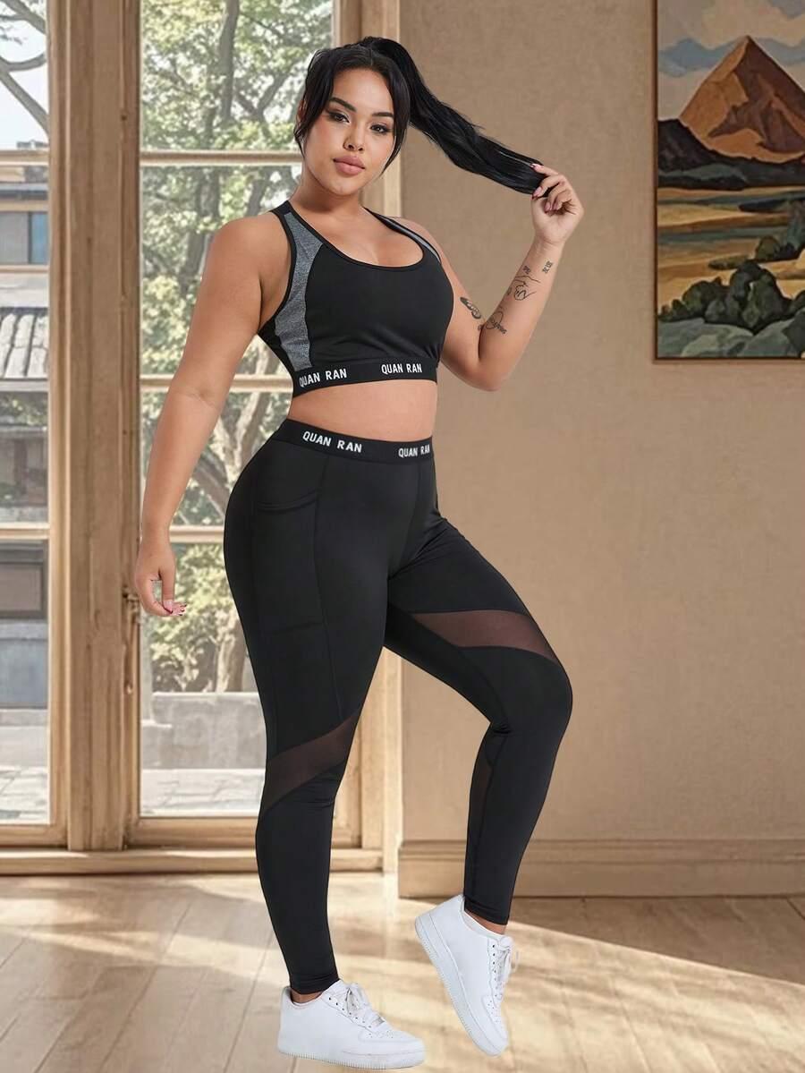 CZARNE LEGGINSY WYSOKI STAN