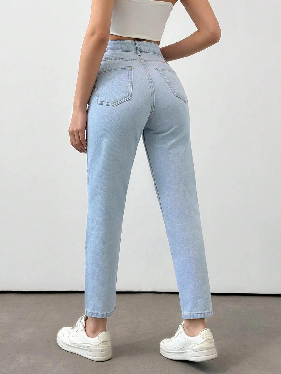 SPODNIE JEANS WYSOKI STAN
