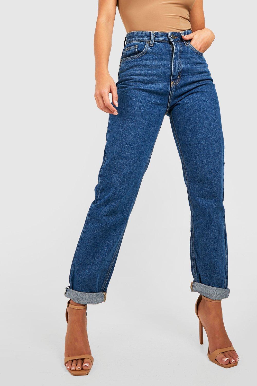 SPODNIE MOM JEANS SLIM