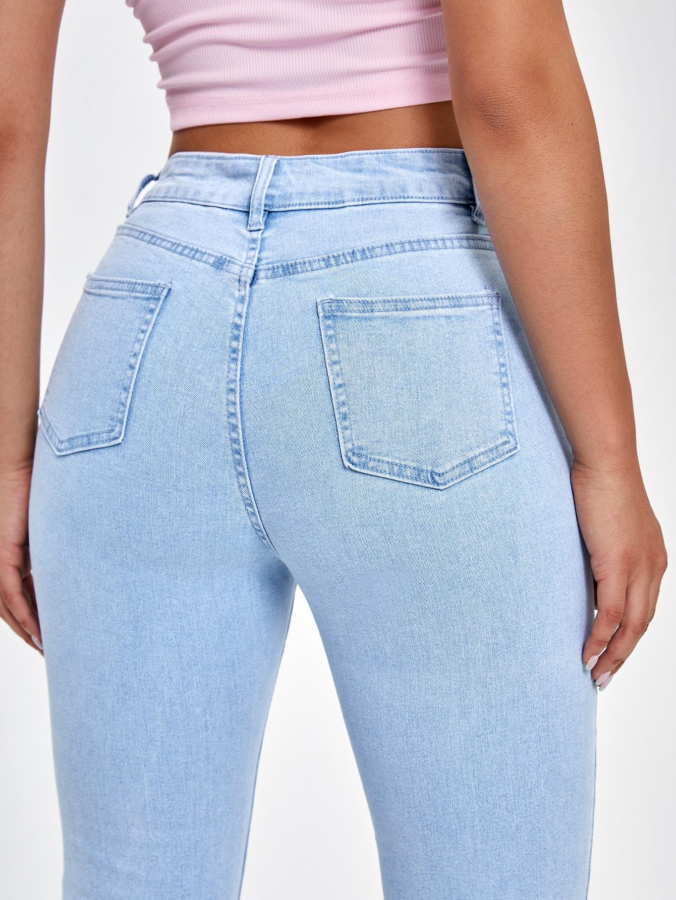 NIEBIESKIE SPODNIE JEANS