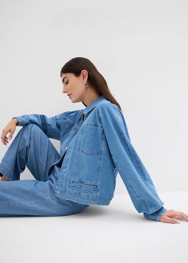 NIEBIESKA KURTKA JEANS