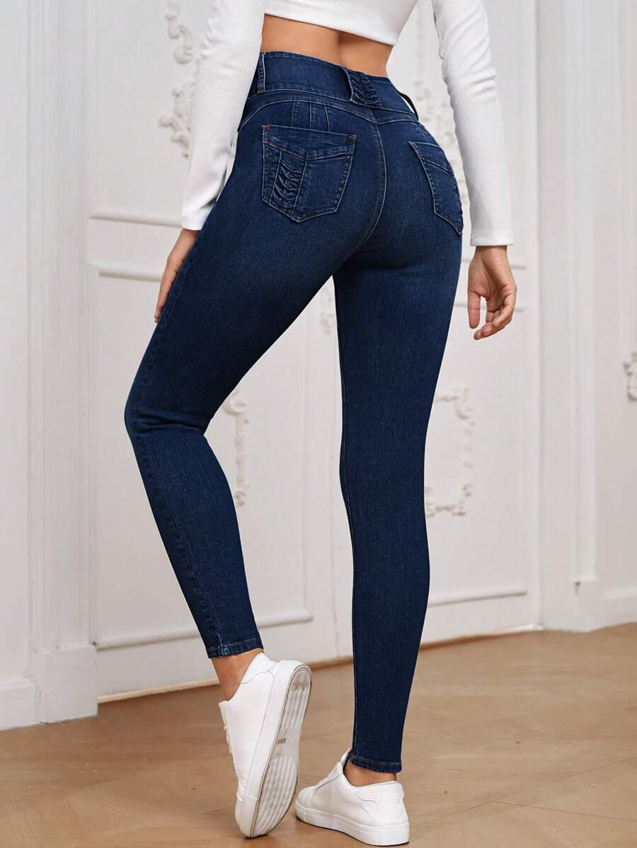 SPODNIE JEANS RURKI
