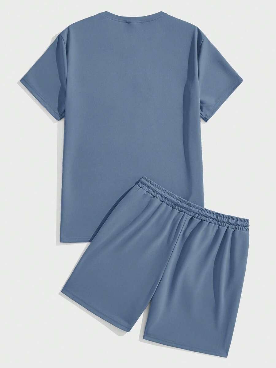 komplet t-shirt spodenki