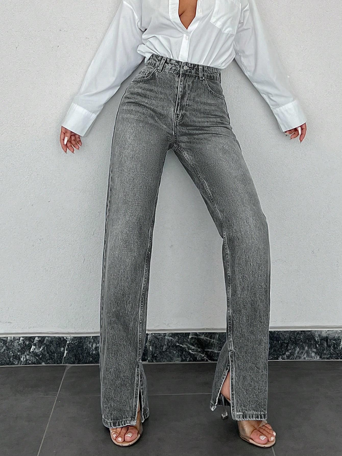 SPODNIE JEANS WYSOKI STAN ROZCIĘCIA