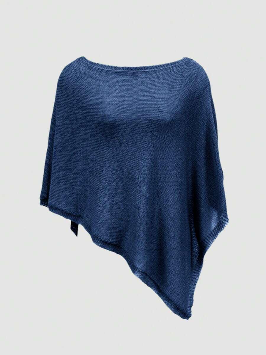 niebieski sweter dzianina