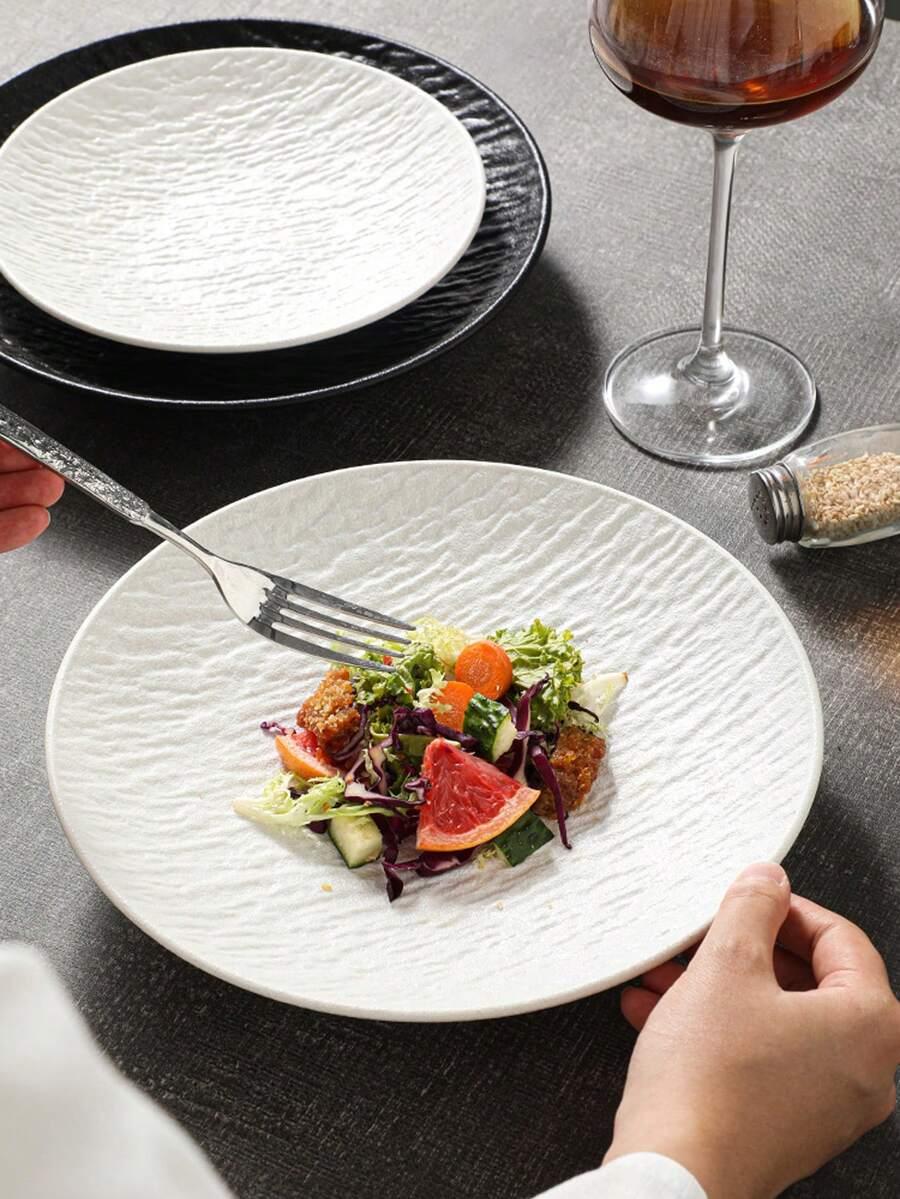 talerze tekstura 2-pack
