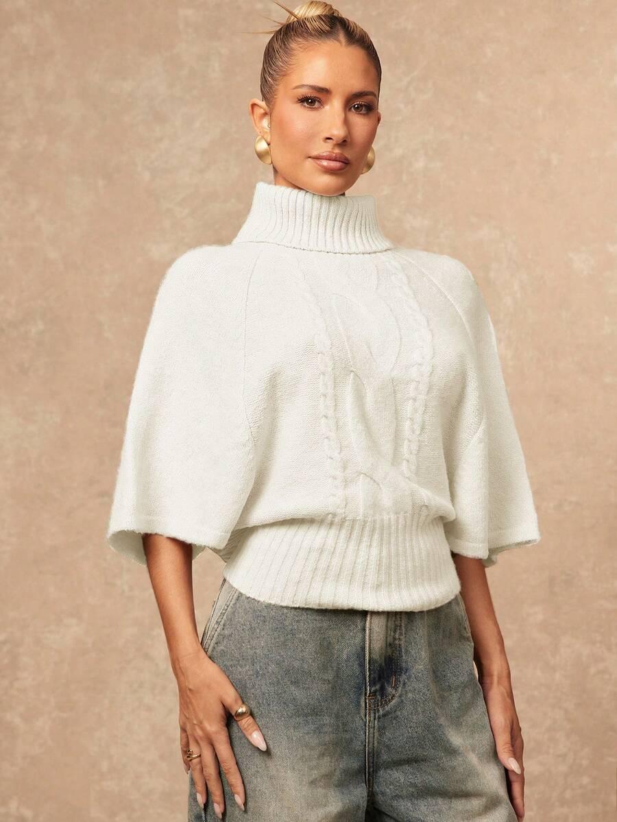 BIAŁY SWETER GOLF