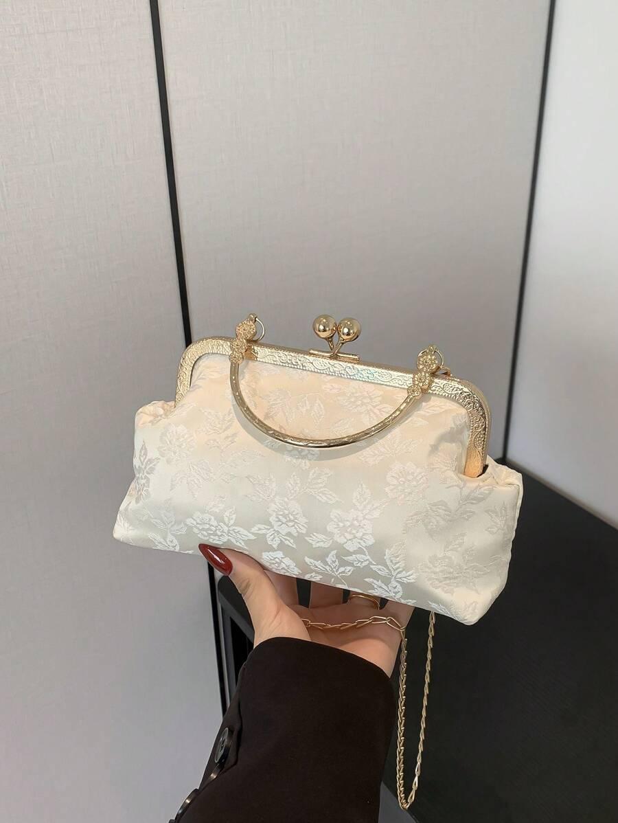 BEŻOWA KOPERTÓWKA KWIATY