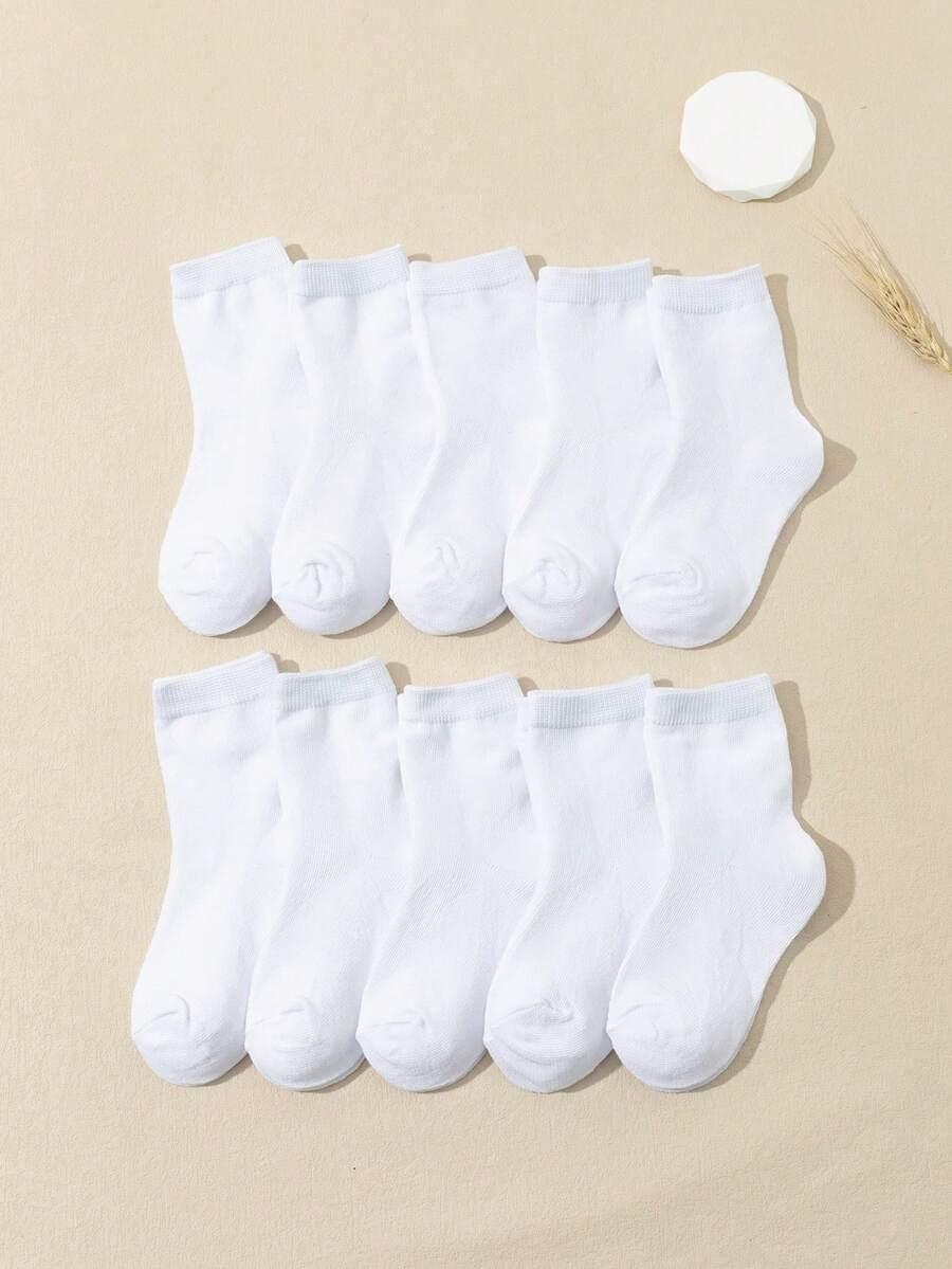 białe skarpetki 11-pack