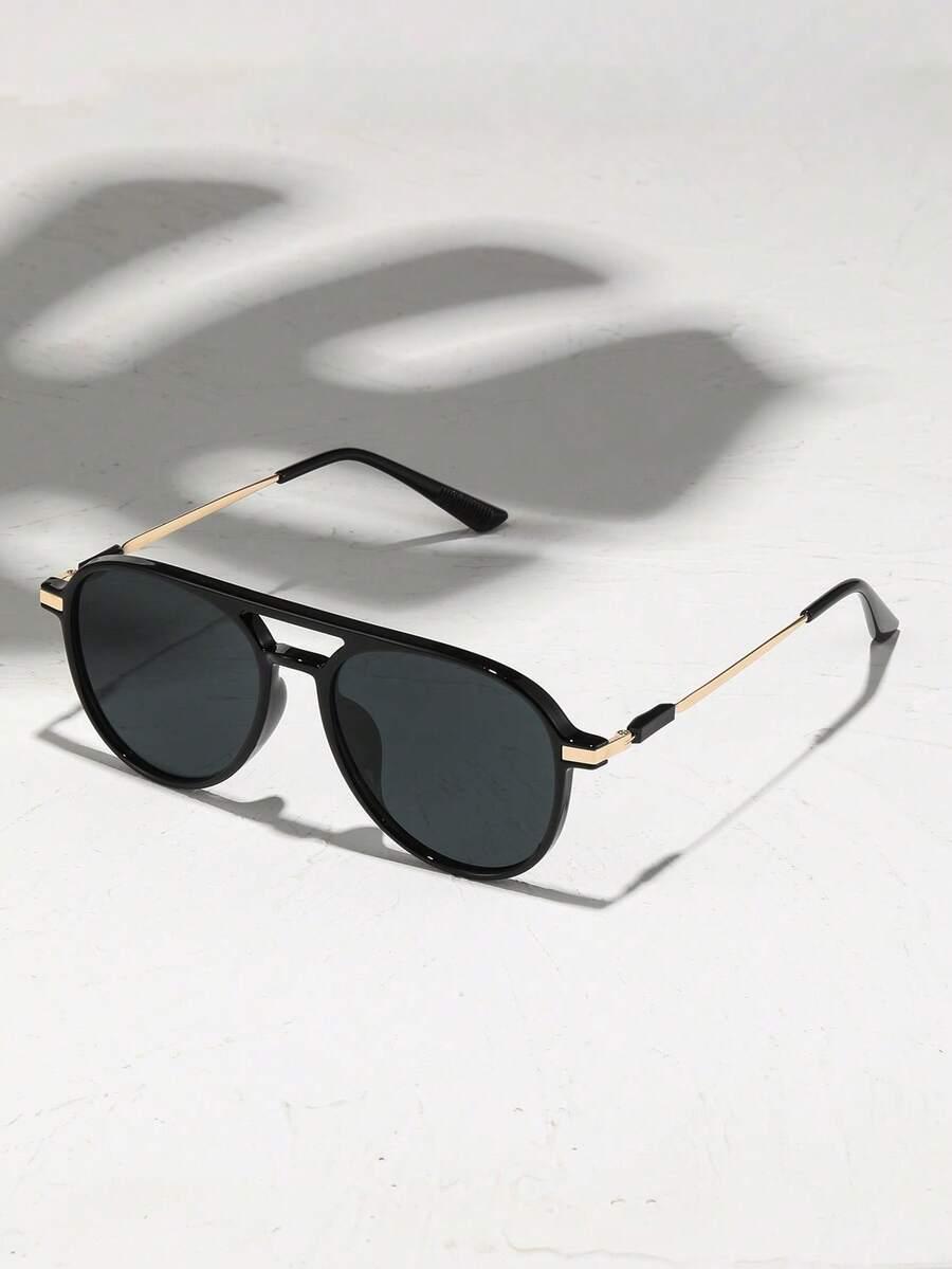 CZARNE OKULARY PRZECIWSŁONECZNE AVIATOR