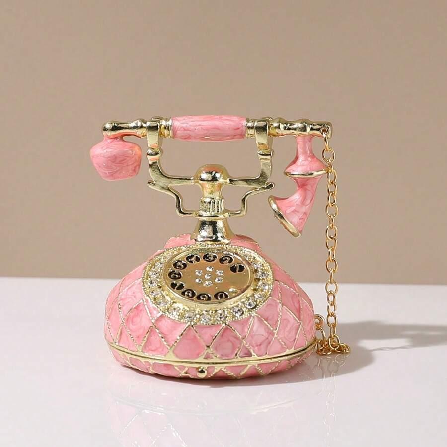 pojemnik na biżuterię w kształcie telefonu