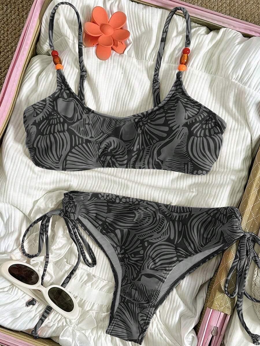 BIKINI DWUCZĘŚCIOWE Z NADRUKIEM