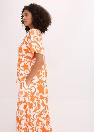 bluzka v-neck print