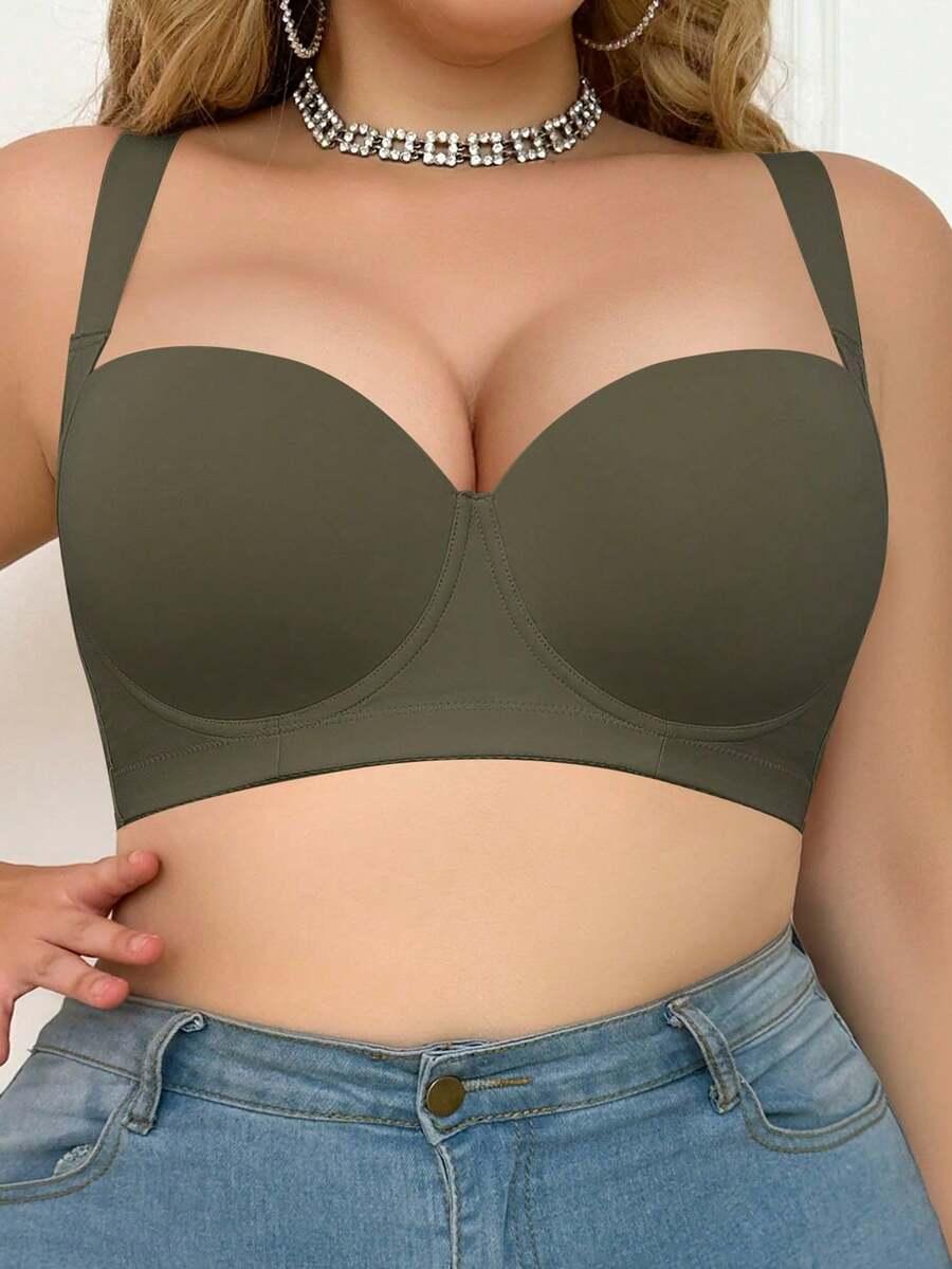 zielony biustonosz push-up