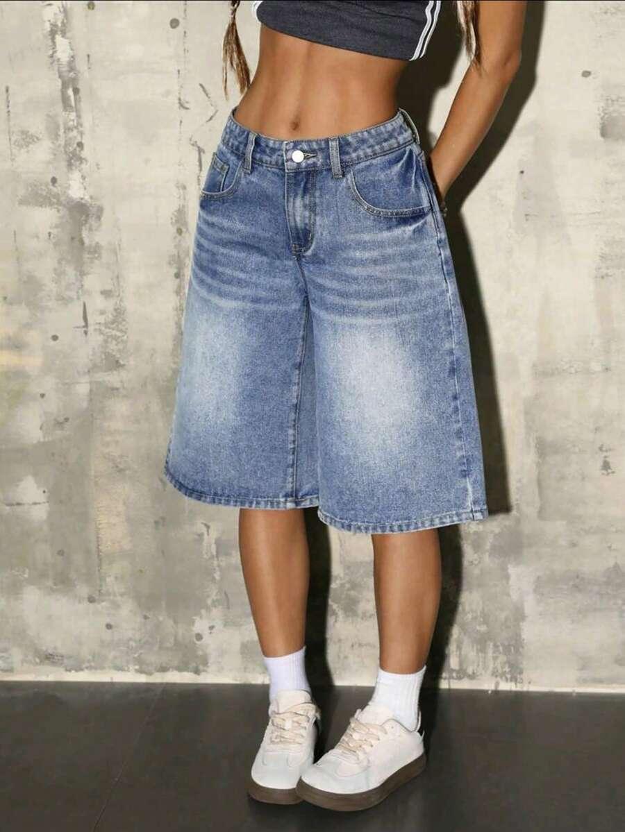 NIEBIESKIE SPODENKI JEANSOWE