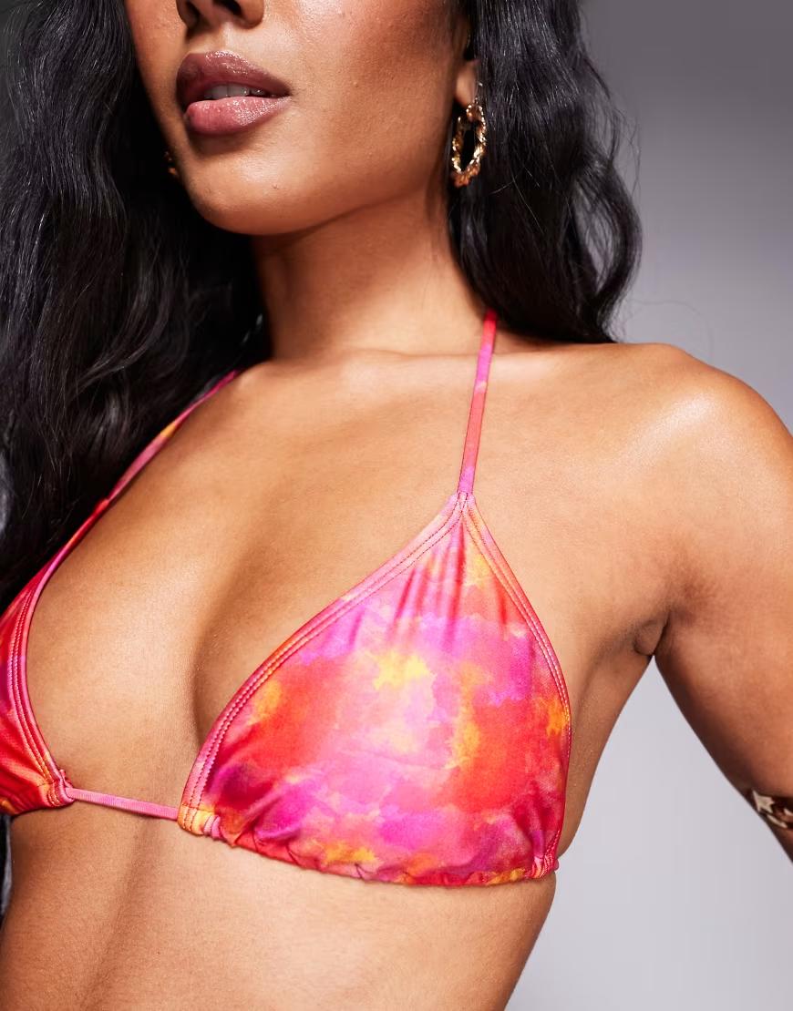góra od bikini tie dye