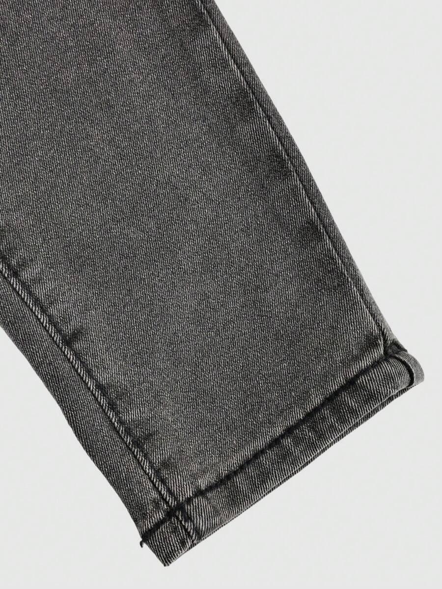 SZARE SPODNIE JEANS 