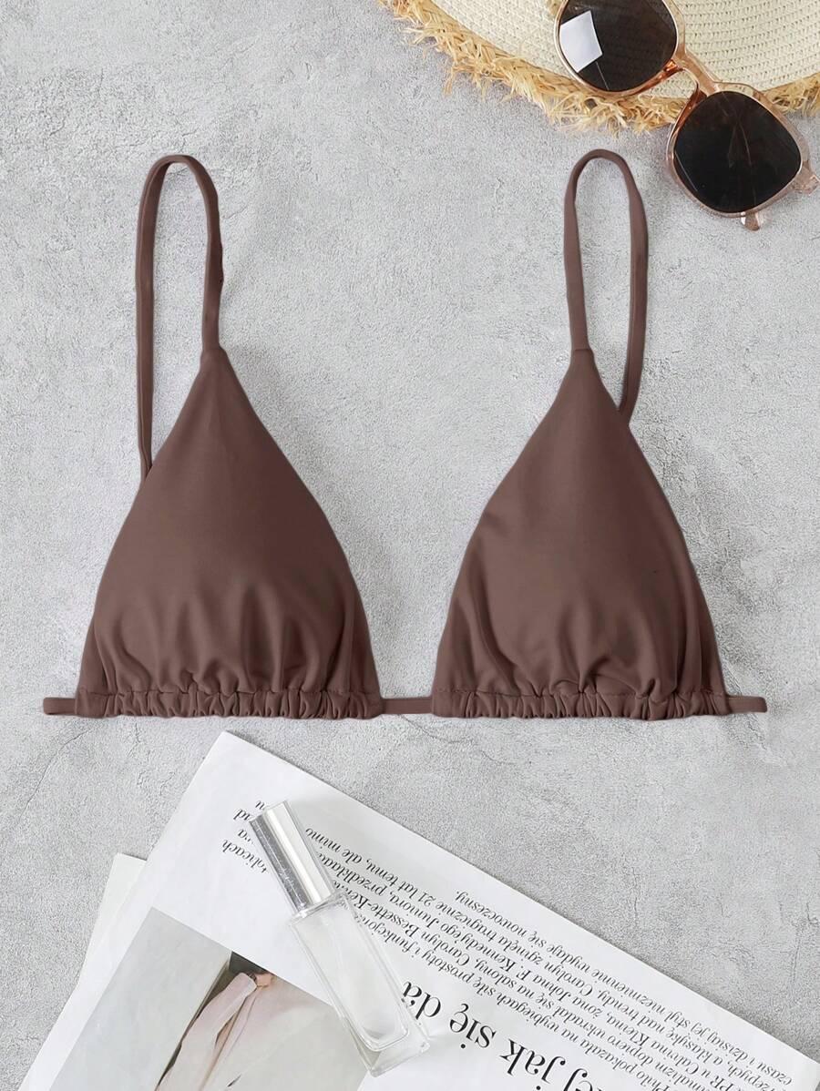 brązowa góra od bikini
