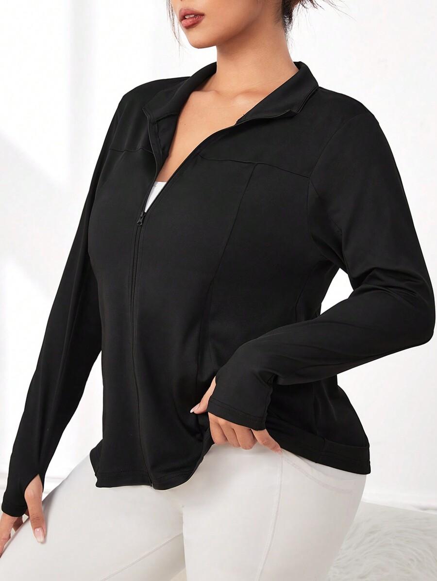 CZARNA BLUZA ZAMEK