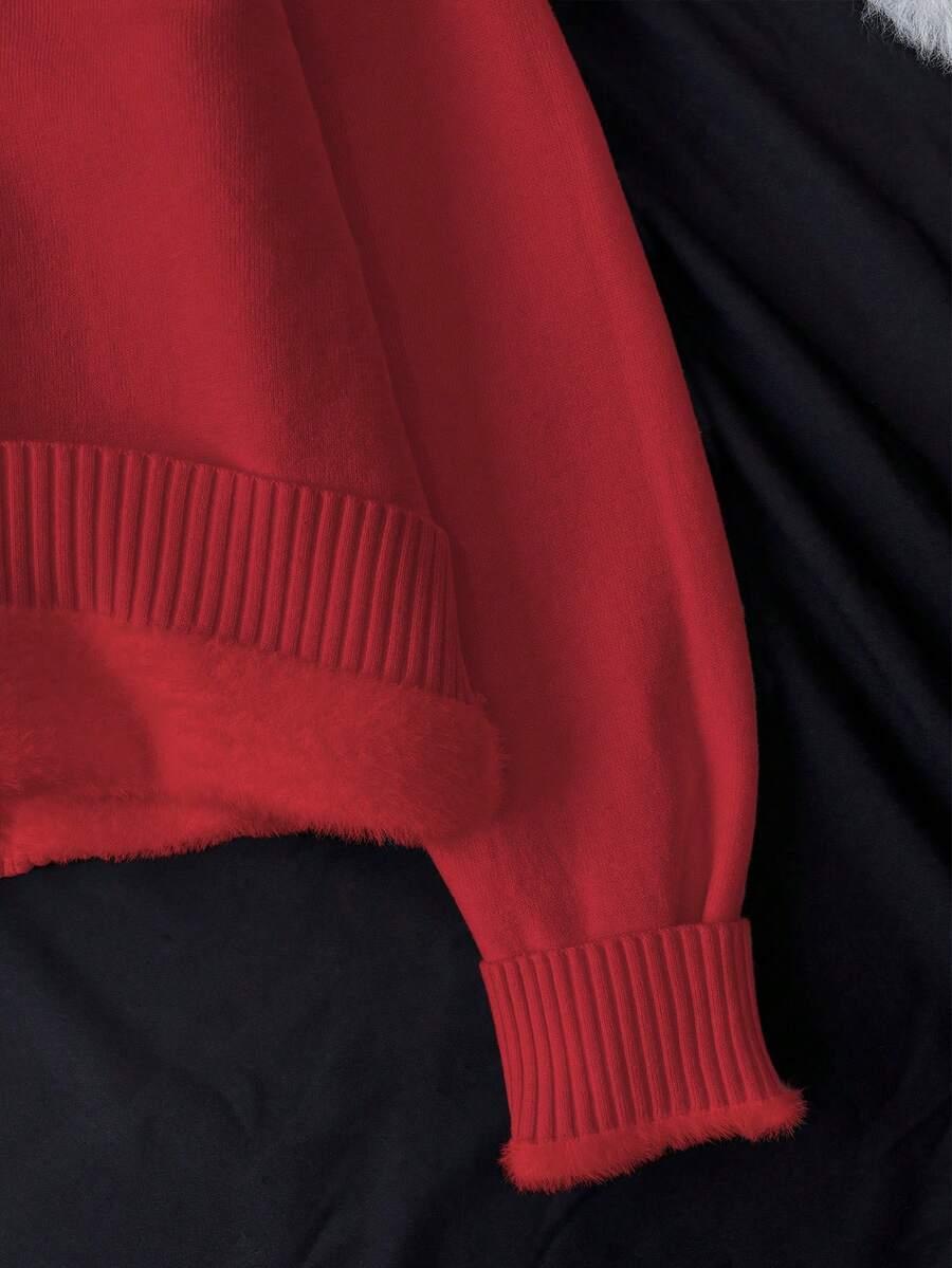 CZERWONY SWETER GOLF