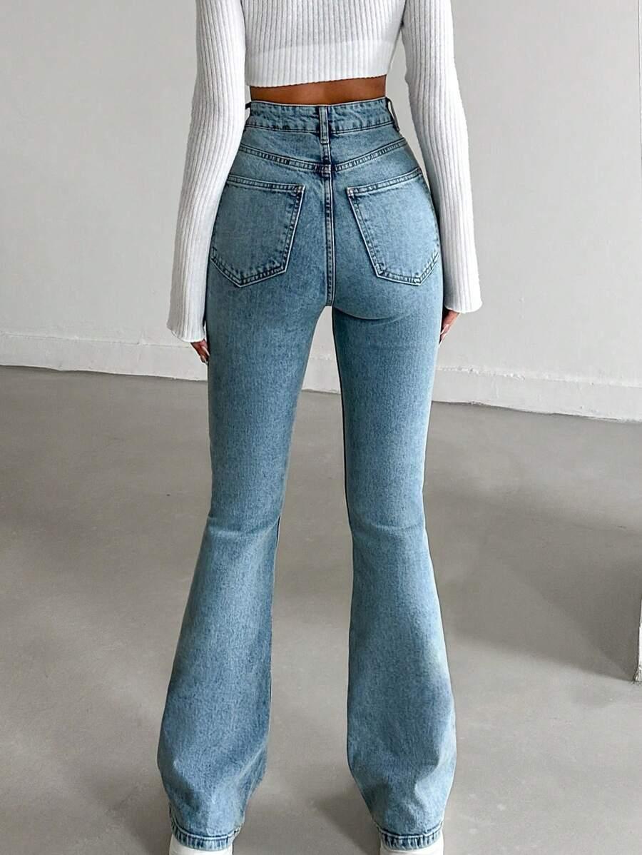 NIEBIESKIE SPODNIE JEANS