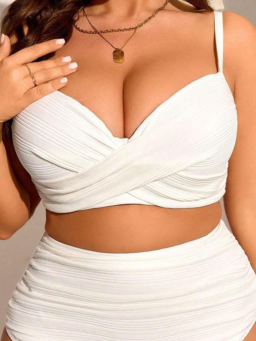 biała góra od bikini 