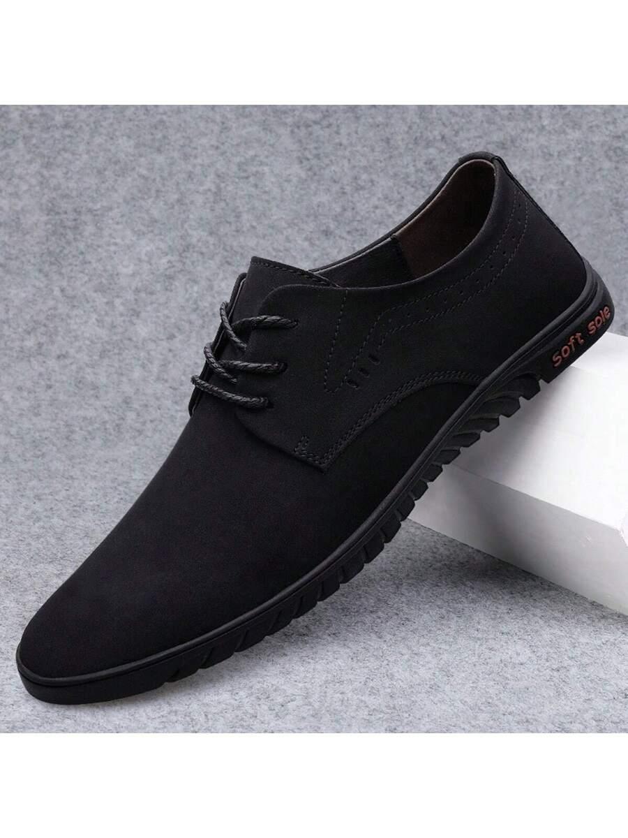 CZARNE BUTY WIĄZANIE 