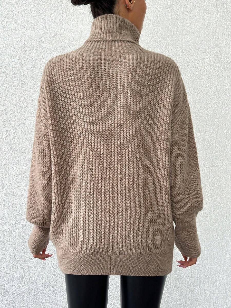 BRĄZOWY SWETER GOLF