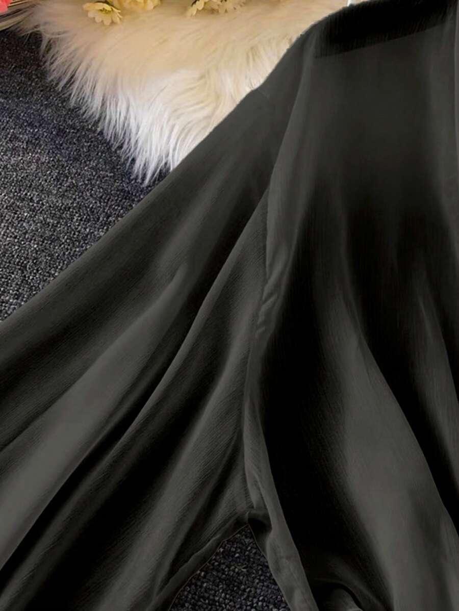 CZARNA NARZUTKA SIATECZKA