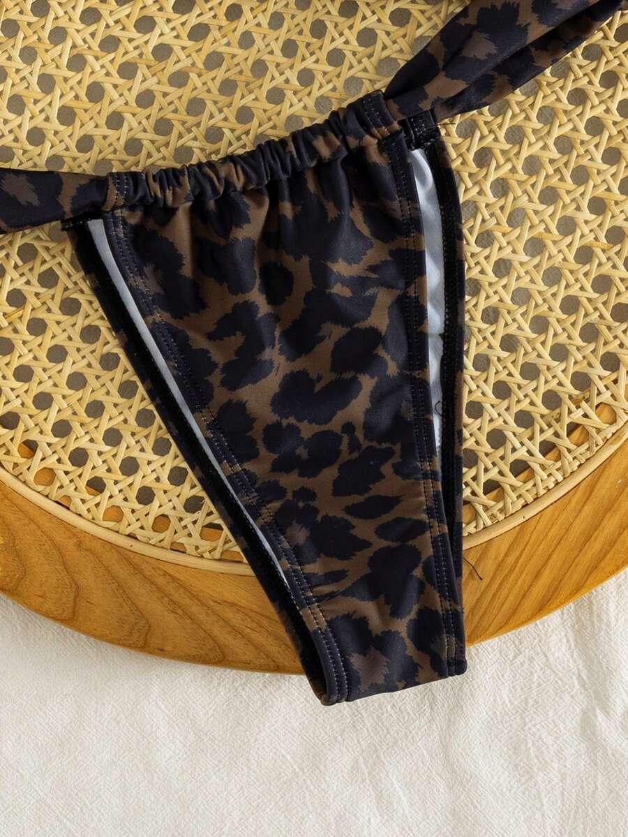 DWUCZĘŚCIOWY STRÓJ KĄPIELOWY ANIMAL PRINT