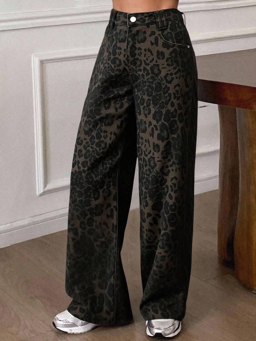 spodnie animal print 