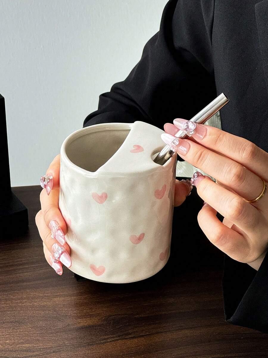 CERAMICZNY KUBEK wzór serce