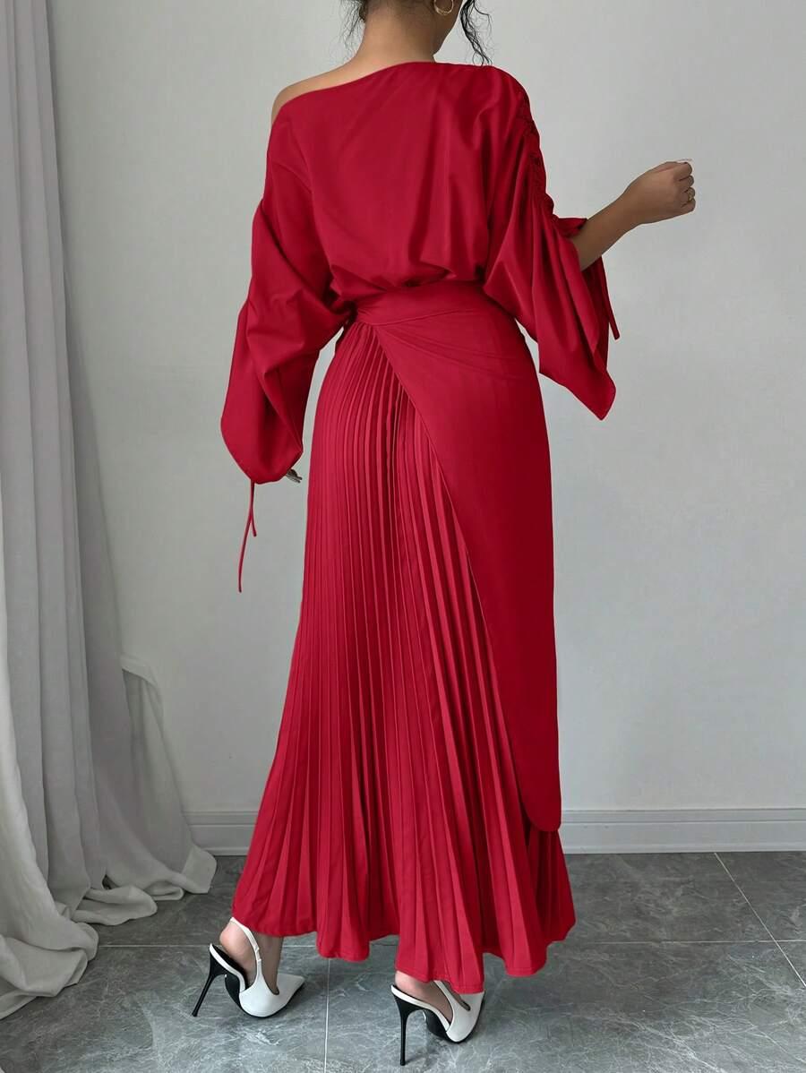 ELEGANCKA MAXI SUKIENKA KOKTAJLOWA 