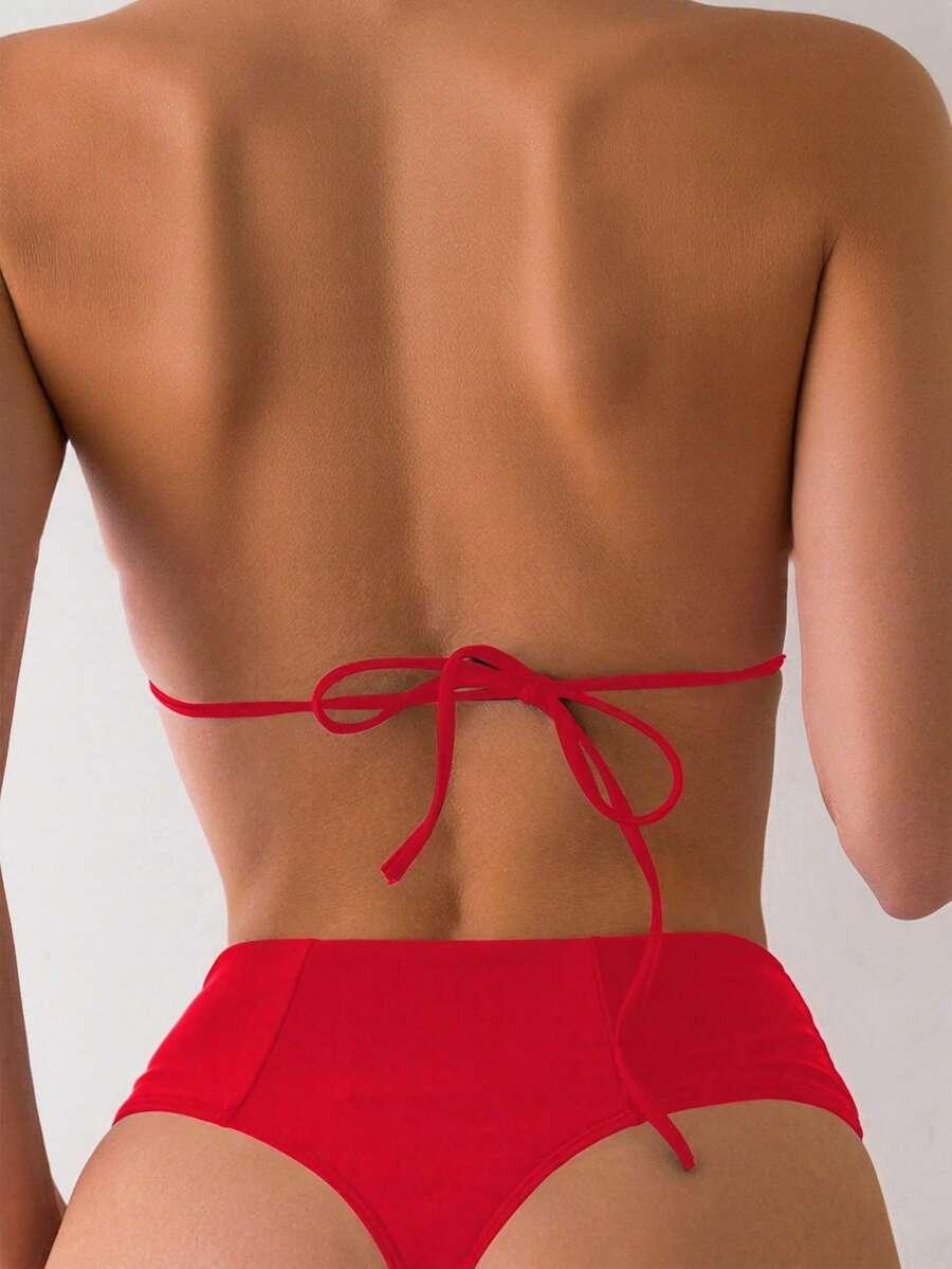 CZERWONY DÓŁ OD BIKINI