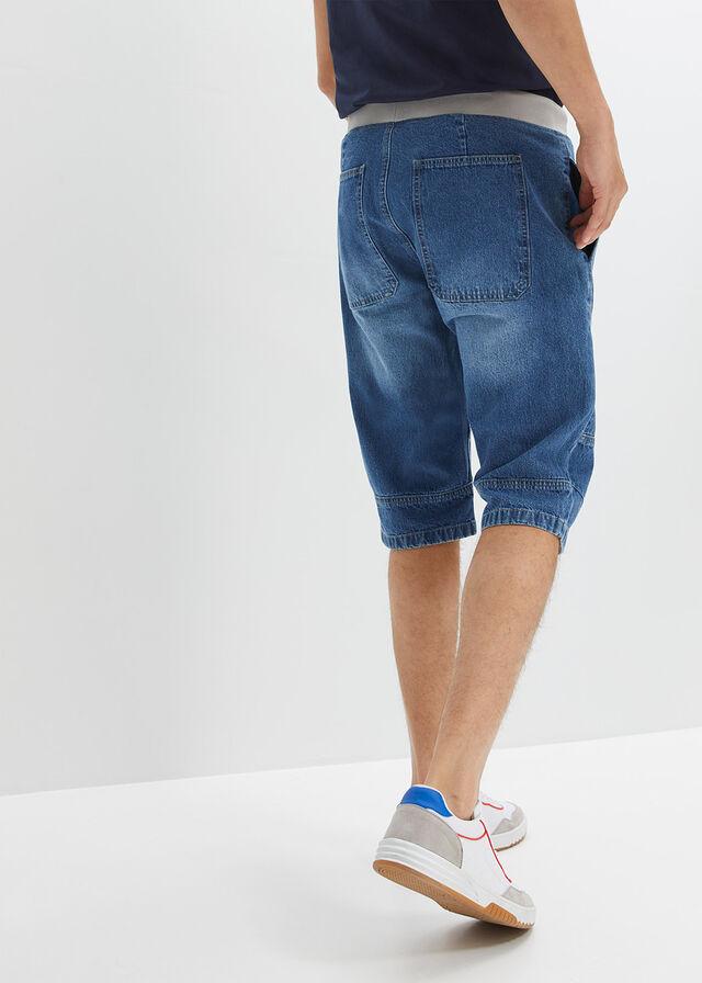 SPODENKI MĘSKIE JEANSOWE PLUS SIZE PRZED KOLANO