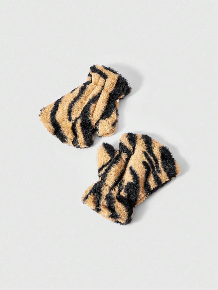 rękawiczki animal print