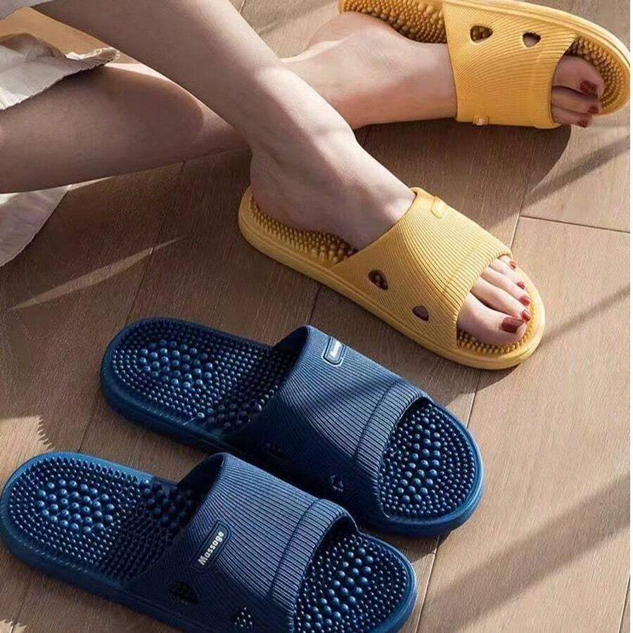 niebieskie klapki CASUAL