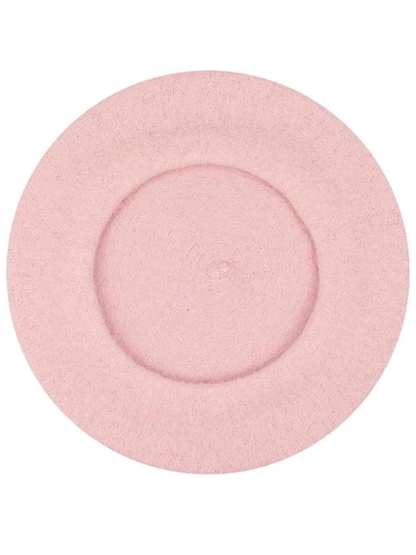 różowy beret casual