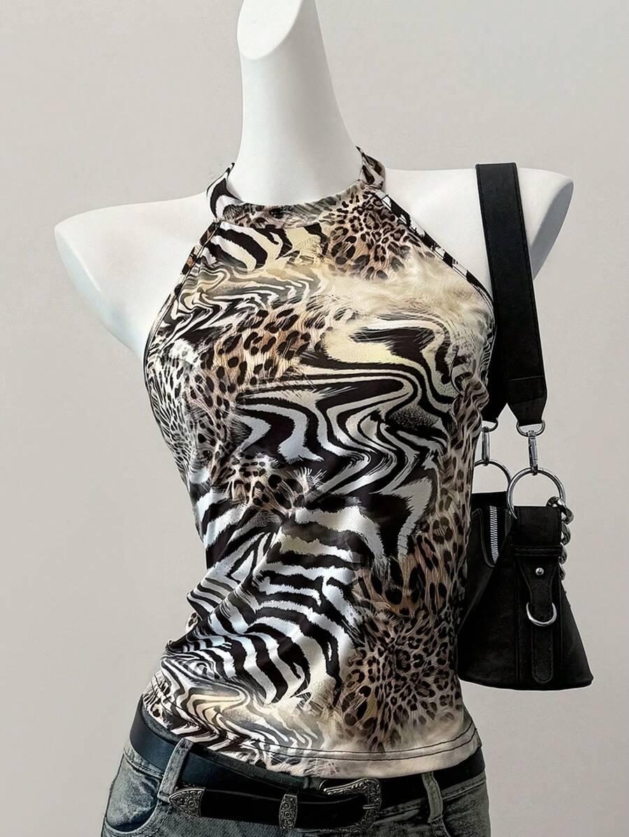 TOP ANIMAL PRINT