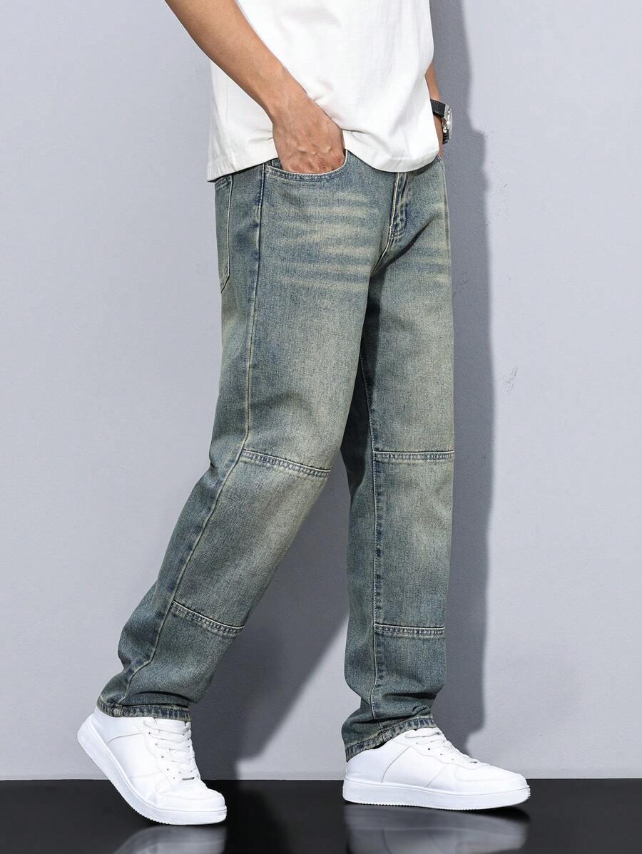 PROSTE SPODNIE JEANS CASUAL 